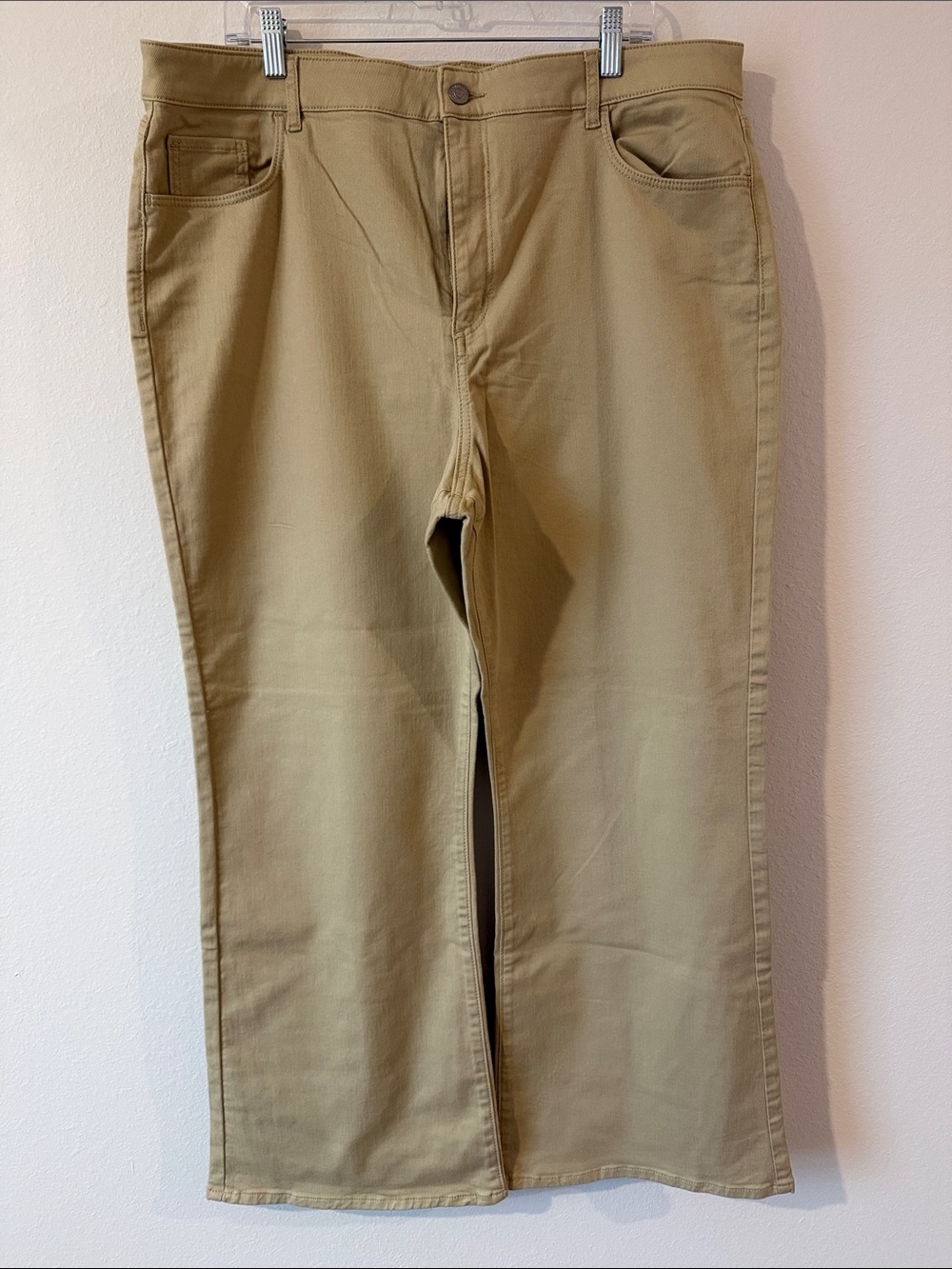 NWT Loft relaxed flare
High rise 
Curvy
Beige 
34/18